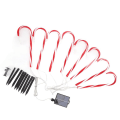 Miniatyrbilde 6 av 8: Julegodteri Stokk Lys 1 for 8 Solar Candy Cane Way
