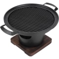 Pikkukuva 3 / 5: Grilli, kannettava minikokoinen savuton grilli, hiiligrilli, grillilisävarusteet 26x21x12,5 cm