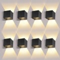 Miniatyrbillede 1 af 5: ??? Pakke LED Indendørs/Udendørs Væglampe 12W LED Væglamper 3000K Udendørs Væglampe Justerbar Strålevinkel IP65 Vandtæt Væglampe Indendørs Væglampe