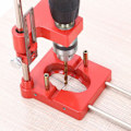 Miniatyrbild 3 av 4: Borrfinnare Bärbar Borrverktygsguide Precision Borrfinnare Stål Snickare Träbearbetning