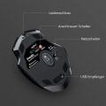 Miniatyrbilde 5 av 7: inphic trådløs mus, stille oppladbar trådløs mus, ergonomisk bærbar