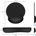 Miniatyrbild 3 av 6: Premium Memory Foam Tangentbord och Mus handledsstöd Set - för