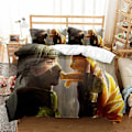Miniatyrbild 1 av 2: Naruto Y2 # Hemtextil Fire Shadow Series Överkast Digitaltryck Trestegsset 3d