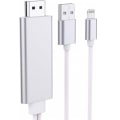 Miniatyrbilde 1 av 8: Lyn til HDMI-kabeladapter, iPhone iPad til TV, 1080p
