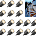 Pikkukuva 1 / 5: 16 ulkoisen LED-upotusvalonauhan sarja, IP67-vedenkestävä, ? 32 mm, ulkoiset upotusvalot