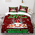 Miniatyrbild 2 av 2: Jul K5 # 3d Quilt Cover Jul Tvådelad Tredelad Fyra Delad Sängkläder