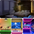 Miniatyrbilde 3 av 5: 20M LED-stripe, 5050 RGB LED-stripe 360 flerfargede dimbare LED-er, LED-belysning
