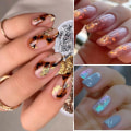 Pikkukuva 3 / 5: Kynsien glitter, kynsien koristelu DIY-taidepaljetit sekoitettu glitter A-malleja, 6 laatikkoa