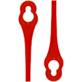 Miniatyrbilde 2 av 5: 100 stk. reserveblader kompatibel med IKRA IART 2520 kanttrimmer, nylonblader for IAT 20-1M