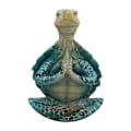 Pikkukuva 1 / 3: Meditaatiopatsas Serenity Turtle -veistos Puutarhapatsas Jooga-asento