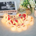Miniatyrbilde 2 av 5: LED Julenisse Lyslenke, 3M 20 LED Juledekorasjonslys, Julenisse Girlanderlys for Hjem Jul Hage Soverom og Dekorasjon