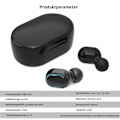 Pikkukuva 4 / 5: Langaton Bluetooth-kuuloke TWS-pelikuuloke Läpinäkyvä mukava latauskotelo