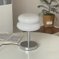 Miniatyrbild 3 av 5: Macaron glasmålat bordslampa sovrum studie vardagsrum atmosfär äggkaka skrivbordslampa flicka sovrum säng dekor nattlampa