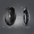 Miniatyrbilde 2 av 8: Bluetooth-mus, INPHIC Multi-Device Silent oppladbar Bluetooth trådløs mus