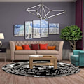 Miniatyrbild 6 av 7: 3D-matta, halkfri 3D optisk illusion matta,