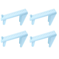 Miniatyrbild 3 av 7: 4-pack justerbara skohyllor i plast för hushållsbruk