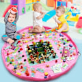 Miniatyrbild 4 av 5: BigNoseDeer Barnmattor för Barn Vikbar Baby Leksak Rosa