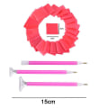 Miniatyrbilde 4 av 8: 53 stykker diamantmaling limleire DIY korssting maling leire.