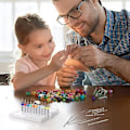 Miniatyrbild 5 av 5: 59-delad handborrbitsset, 49-delad metallpinnvise handborr mini mini twistborrbits och 10-delad kolhydrat