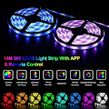 Miniatyrbillede 4 af 5: Smart Bluetooth LED-lysstrimmel 5m Ws2812b - Med fjernbetjening + app, synkroniser med musikrytme/funktion
