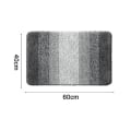 Miniatyrbilde 2 av 5: Tykk mikrofiber soveromsmatte baderomsdør absorberende gulvmatte baderomsteppe sklisikker matte