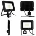 Miniatyrbild 3 av 4: 30w LED-strålkastare för utomhusbruk med rörelsesensor, kraftfull LED-strålkastare, 6000k