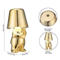 Miniatyrbilde 2 av 4: Thinker bordlampe: Kreativ statuette soveromsdekorasjon Mr-WHY