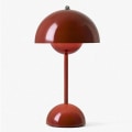 Miniatyrbillede 1 af 3: Blomsterknopp LED bordlampe: vinrød, nordisk, moderne