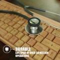Miniatyrbillede 4 af 8: Trådløst tastatur og mus lavet af bambus - naturligt, håndlavet,