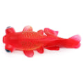 Miniatyrbilde 6 av 8: Kunstig fisk silikon fisk silikon gullfisk betta rød