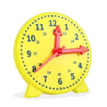 Miniatyrbilde 2 av 5: Pedagogisk klokkeundervisning time time sekund tid barnehage gul