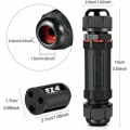 Miniatyrbillede 4 af 5: Vandtæt samledåse, 5 stk. IP68 udendørs elektrisk stik, Domino vandtæt samledåse? 1mm-13mm