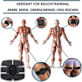 Miniatyrbild 6 av 6: Muskelstimulator, Professionell Elektrisk EMS Träningsenhet, USB-laddningsbar