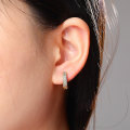 Miniatyrbillede 3 af 5:  Runde Øreringe Iced Out Micro Pave Cubic Zirconia Bling Bling Øreringe Hip Hop Mode Smykker Gave til Kvinder