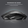 Miniatyrbild 3 av 7: inphic trådlös mus, tyst laddningsbar trådlös mus, ergonomisk bärbar