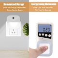 Miniatyrbild 4 av 5: Smart Ljus Plug-in Nattljus 4-pack Automatisk På & Av Vägglampor för Hallar, Sovrum, Badrum, Kök, Trappor (Varm Ljus)