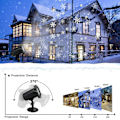 Miniatyrbild 5 av 5: LED-projektor Jul, Snöflinga Projektor Ljus Projektor Lampa
