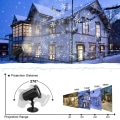 Miniatyrbilde 5 av 5: LED-projektor Jul, Snöflinga Projektor Ljus Projektorlampa