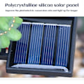 Miniatyrbilde 7 av 8: Solcelledrevne hagelys, juletre-spisslys, LED-plen