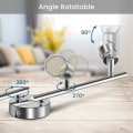 Miniatyrbilde 2 av 5: LED-taklampe 4 justerbare spotlights, takbelysning 4xGU10 LED-spotlights justerbare