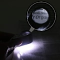 Miniatyrbillede 2 af 5: 40X Juveler Lupe Foldbar Lomme Lupe Belysende Forstørrelsesglas med LED Lys og UV Lampe, Velegnet til Læsning Studie Avis
