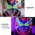 Miniatyrbillede 5 af 5: Ledblack UV-pære A19 9,5w sort pæreudskiftning Gundam 100w sort lys Uvaniveau 385-40--2pak