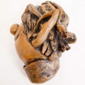 Miniatyrbilde 4 av 5: LDHBDS Hage Statue, Elf Boy Statue Utendørs Tree Hugger Resin Hage Figur Figur Utendørs Dekorasjon Ornamenter, Tree Faces Peeker Art Figurine