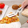 Miniatyrbilde 6 av 7: Rustfrie grillklemmer i rustfritt stål for biff, kjøkkenslikkepott, pizza