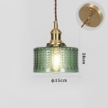 Miniatyrbilde 3 av 4: Vintage messing glass lysekrone spisestue soverom nattbord bar veranda balkong liten lysekrone