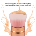 Miniatyrbilde 2 av 5: Uttrækbar foundation makeup-børste, reise flat hode børste bærbar foundation børste med deksel