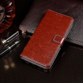 Miniatyrbillede 1 af 5: Til Blackview Bv9800 Pro Crazy Horse Læder Etui