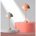 Miniatyrbilde 2 av 5: Sopplampe nattbordsdekorasjon LED bordlampe, blomsterknopp bordlampe USB-lading hjem soverom nattbord nattlys
