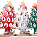 Miniatyrbild 1 av 5: Julgransdekorationer i trä, bordsdekoration