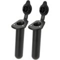 Miniatyrbilde 1 av 5: Sett med 2 stk. Flush Recessed Fiske Stang Holder med Pakning Sump Cap Deksel Cap for Kajakk Båter